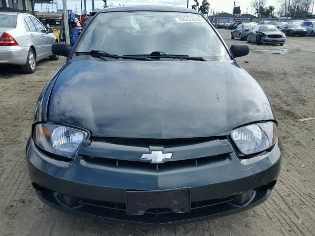 1G1JC52F637221259 - 2003 CHEVROLET CAVALIER GREEN photo 9