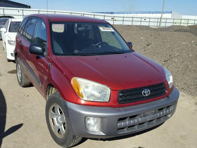 JTEHH20V230231727 - 2003 TOYOTA RAV4 RED photo 1