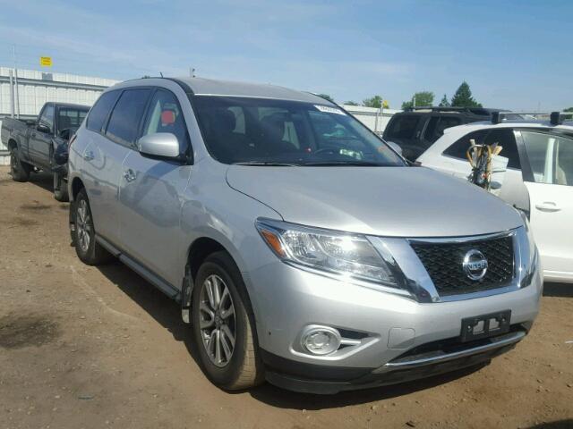 5N1AR2MN2FC615048 - 2015 NISSAN PATHFINDER SILVER photo 1