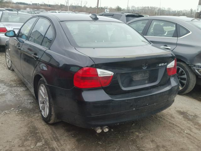 WBAVC73547KP33788 - 2007 BMW 328 XI SUL BLACK photo 3