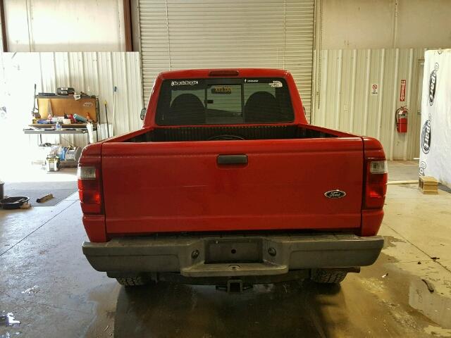 1FTYR10U63PA33551 - 2003 FORD RANGER RED photo 6