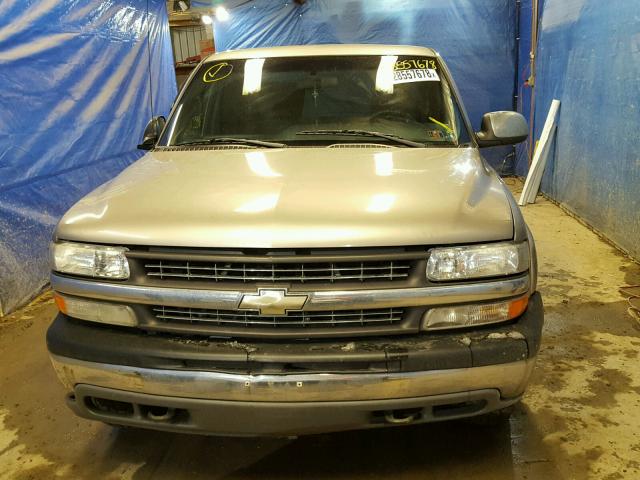 1GCEK19T51E133733 - 2001 CHEVROLET SILVERADO GOLD photo 9