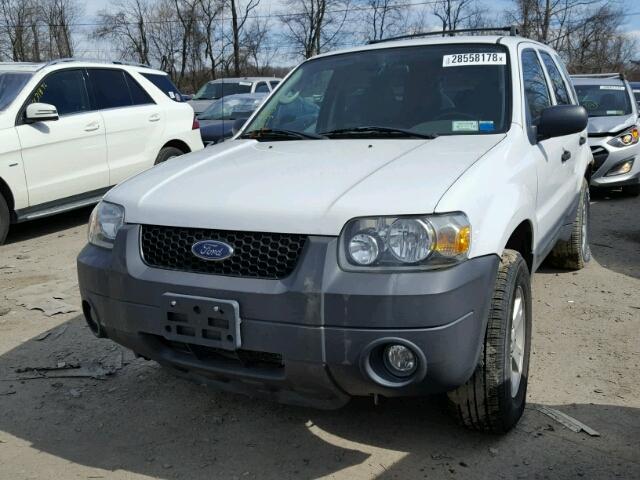 1FMYU931X6KB11552 - 2006 FORD ESCAPE XLT WHITE photo 2