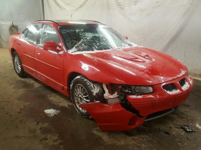 1G2WP52K61F232686 - 2001 PONTIAC GRAND PRIX RED photo 1