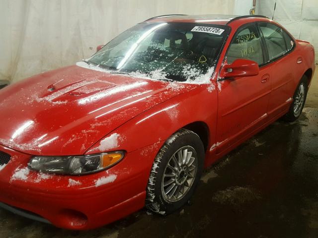 1G2WP52K61F232686 - 2001 PONTIAC GRAND PRIX RED photo 10