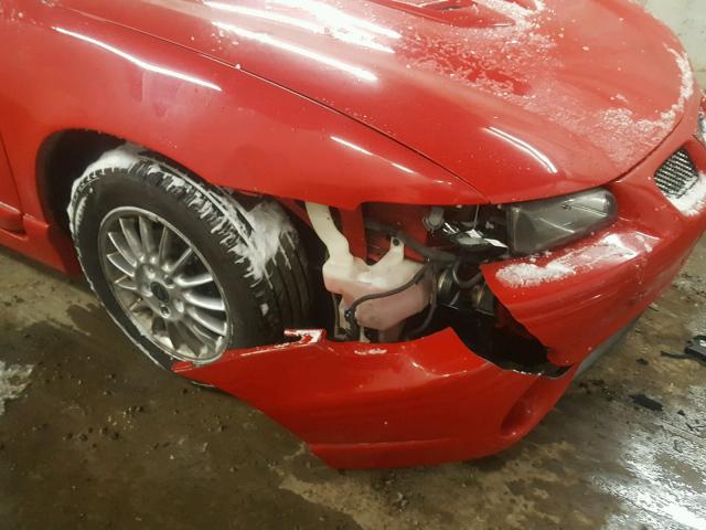 1G2WP52K61F232686 - 2001 PONTIAC GRAND PRIX RED photo 9