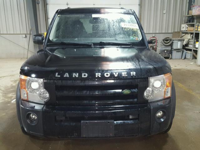 SALAA25485A303949 - 2005 LAND ROVER LR3 BLACK photo 9