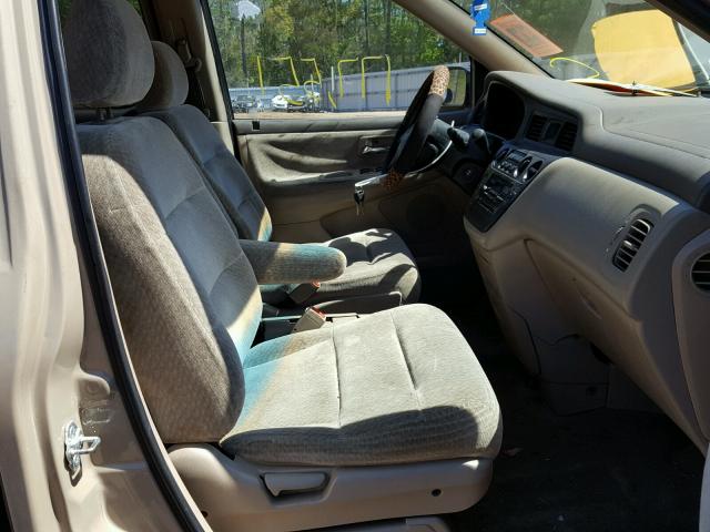 2HKRL18561H585241 - 2001 HONDA ODYSSEY LX GOLD photo 5