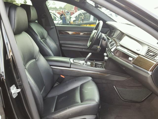 WBAYA8C51DC996898 - 2013 BMW 750I BLACK photo 5