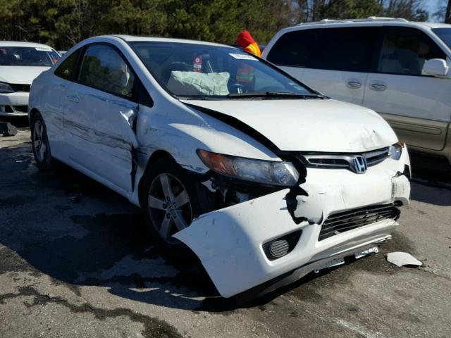 2HGFG12818H503849 - 2008 HONDA CIVIC EX WHITE photo 1