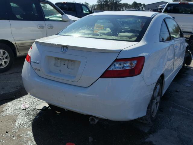 2HGFG12818H503849 - 2008 HONDA CIVIC EX WHITE photo 4