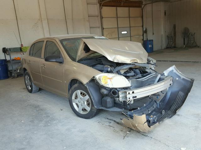 1G1AK55F277401469 - 2007 CHEVROLET COBALT LS GOLD photo 1