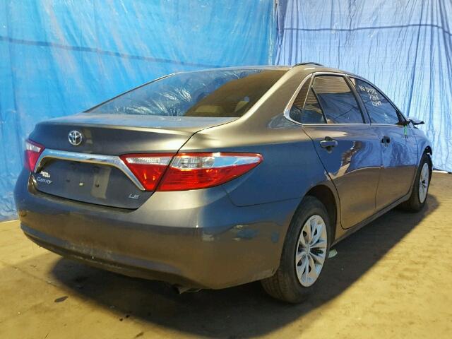 4T4BF1FK7GR549978 - 2016 TOYOTA CAMRY LE BROWN photo 4