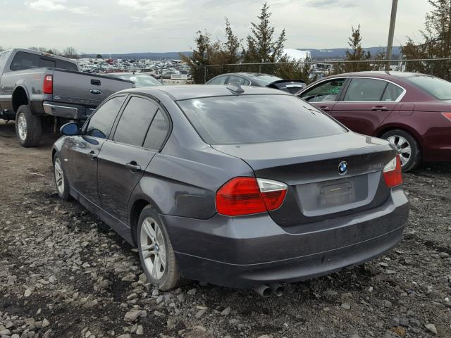 WBAVA37588NL51594 - 2008 BMW 328 I GRAY photo 3