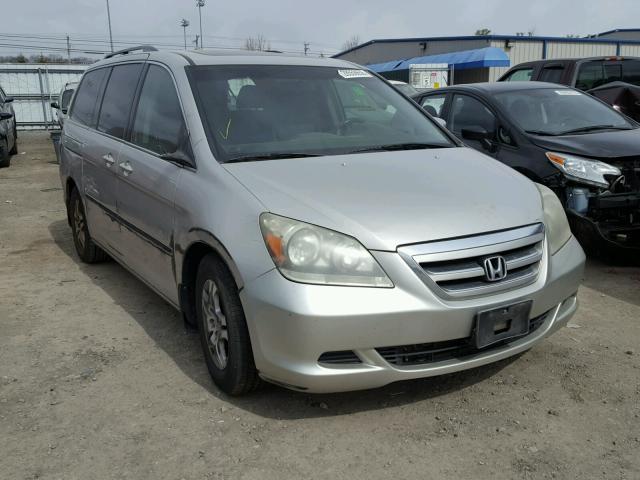 5FNRL38745B047994 - 2005 HONDA ODYSSEY EX SILVER photo 1