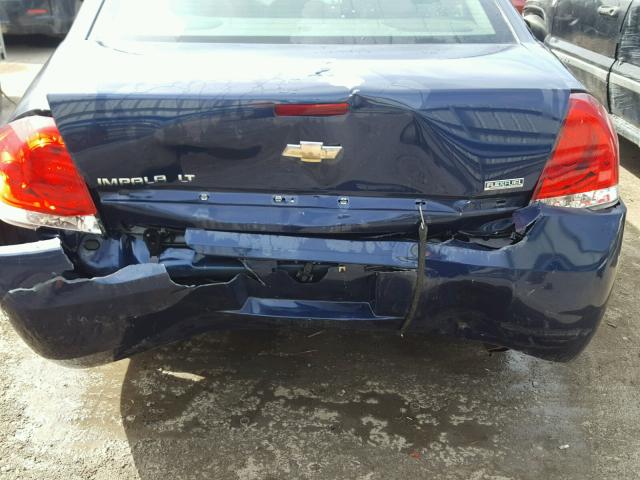 2G1WB5EK3A1183047 - 2010 CHEVROLET IMPALA LT BLUE photo 9