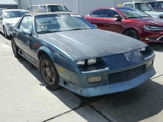 1G1FP23E1NL127265 - 1992 CHEVROLET CAMARO RS TEAL photo 1