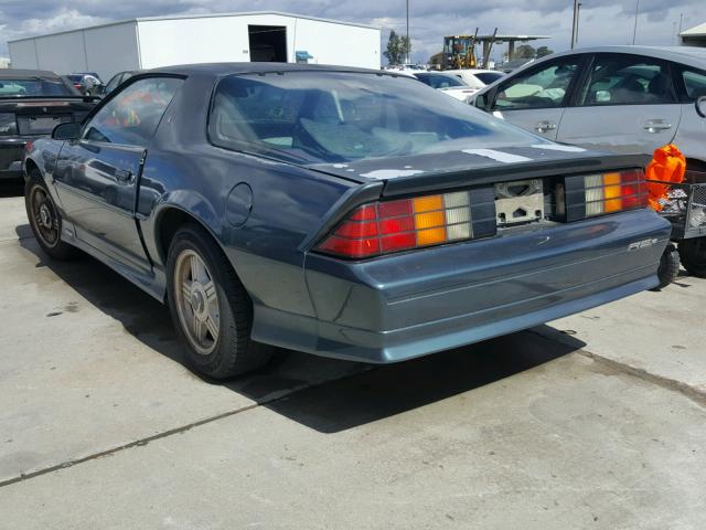 1G1FP23E1NL127265 - 1992 CHEVROLET CAMARO RS TEAL photo 3