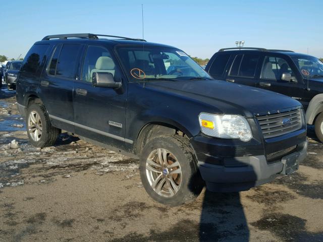 1FMEU72E66UB19759 - 2006 FORD EXPLORER X BLACK photo 1