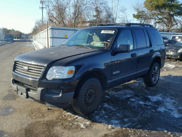 1FMEU72E66UB19759 - 2006 FORD EXPLORER X BLACK photo 2