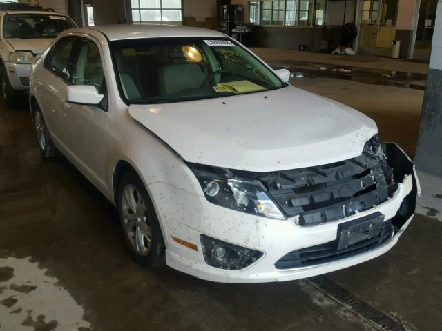 3FAHP0HA7CR390388 - 2012 FORD FUSION SE WHITE photo 1