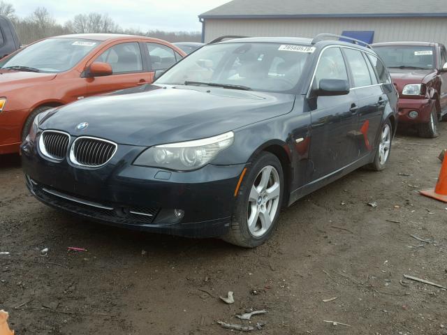 WBAPT735X8CX01934 - 2008 BMW 535 XI GREEN photo 2