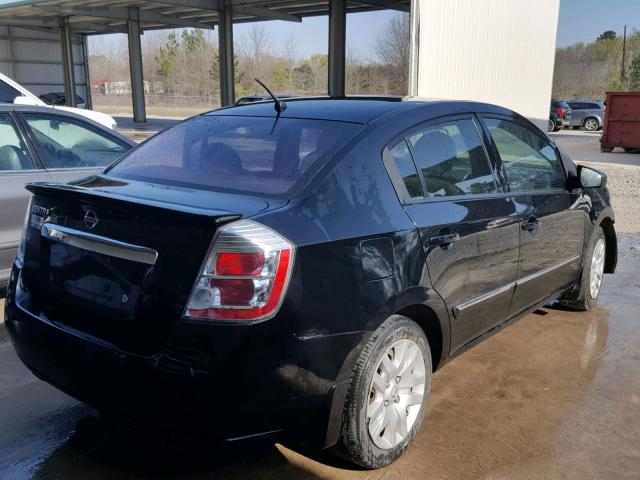 3N1AB6AP9CL740783 - 2012 NISSAN SENTRA 2.0 BLACK photo 4