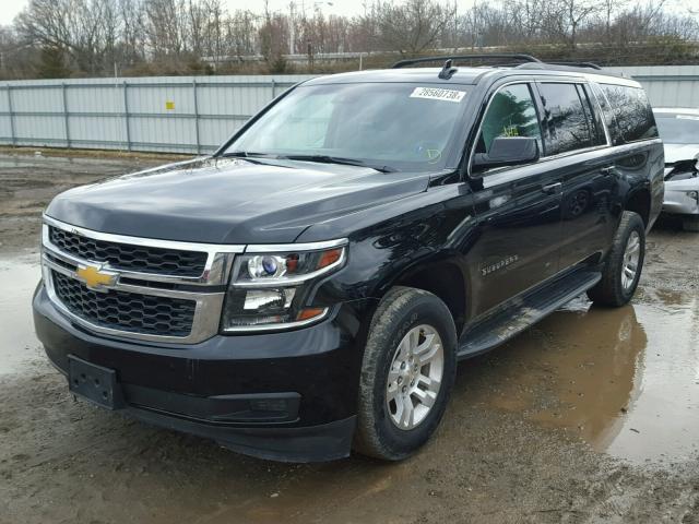 1GNSCHKC5GR295079 - 2016 CHEVROLET SUBURBAN C BLACK photo 2