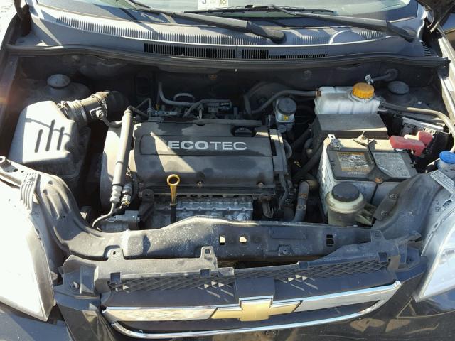 KL1TD5DE7BB175414 - 2011 CHEVROLET AVEO LS 黑色 照片 7