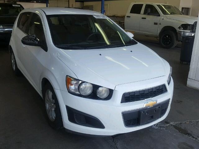 1G1JC6SH4C4109018 - 2012 CHEVROLET SONIC LT WHITE photo 1