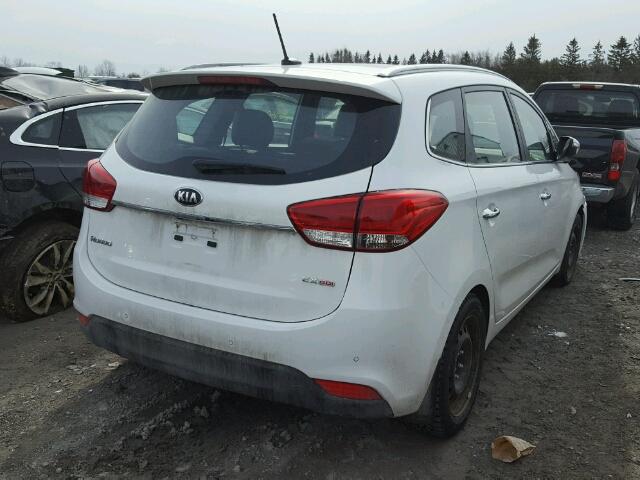 KNAHU8A36E7040383 - 2014 KIA RONDO WHITE photo 4