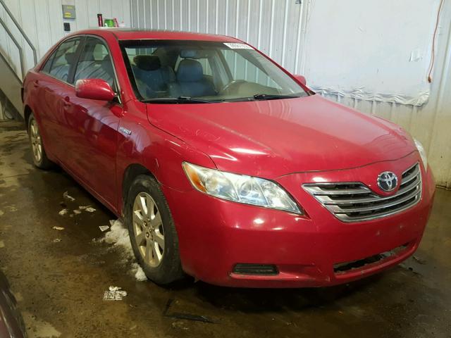 4T1BB46K99U089071 - 2009 TOYOTA CAMRY HYBR RED photo 1