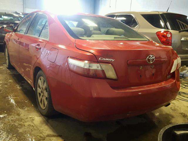 4T1BB46K99U089071 - 2009 TOYOTA CAMRY HYBR RED photo 3