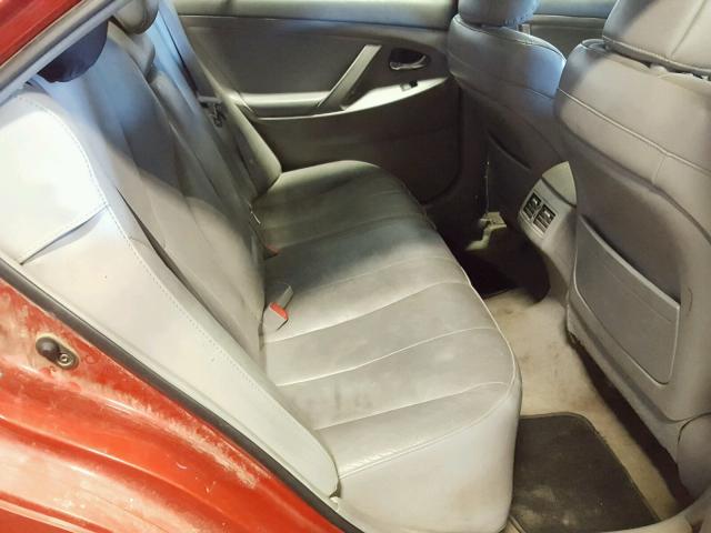 4T1BB46K99U089071 - 2009 TOYOTA CAMRY HYBR RED photo 6