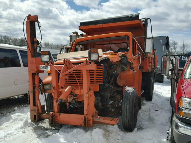 1HTSDAAR51H399882 - 2001 INTERNATIONAL 4000 4900 ORANGE photo 2