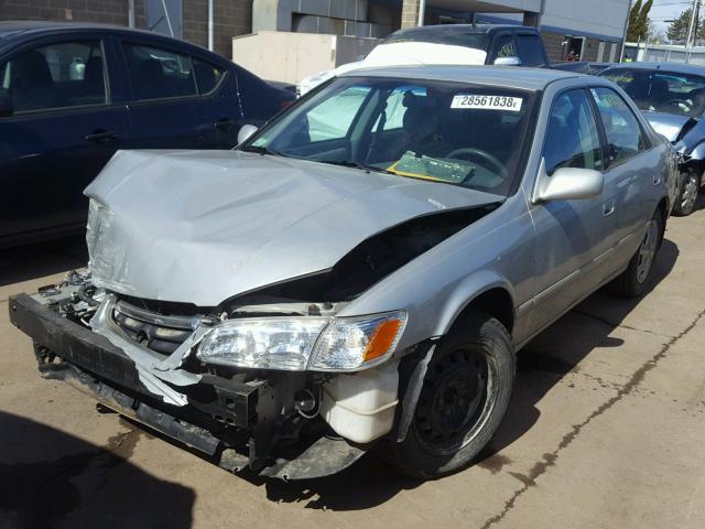 4T1BG22K11U793247 - 2001 TOYOTA CAMRY CE GRAY photo 2