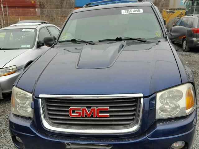 1GKDT13S122386774 - 2002 GMC ENVOY BLUE photo 9