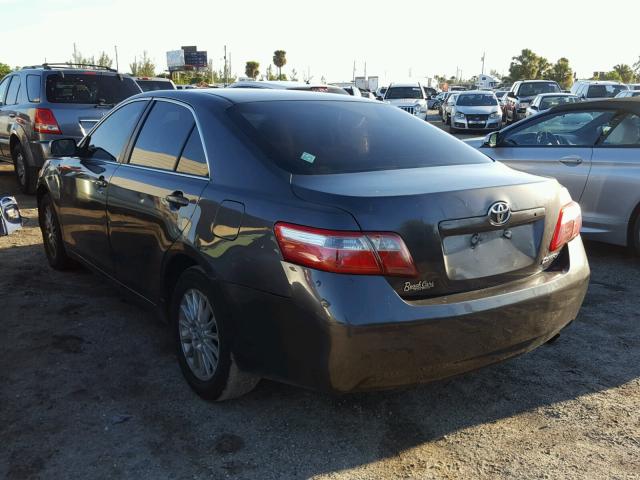 4T1BE46K97U171306 - 2007 TOYOTA CAMRY CE/L GRAY photo 3