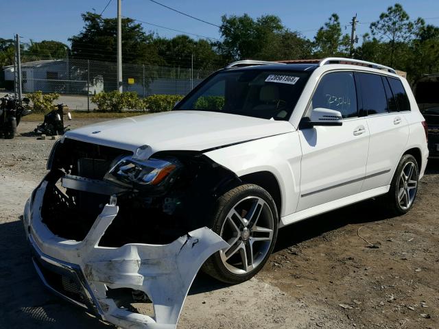 WDCGG5HB9FG422274 - 2015 MERCEDES-BENZ GLK 350 WHITE photo 2