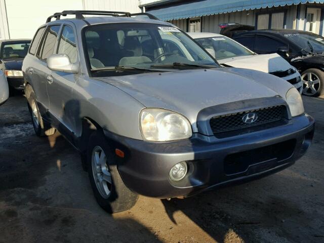 KM8SC73D44U685427 - 2004 HYUNDAI SANTA FE G SILVER photo 1