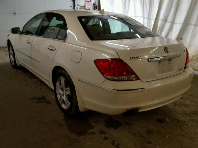 JH4KB16565C018471 - 2005 ACURA RL თეთრი ფოტო 3