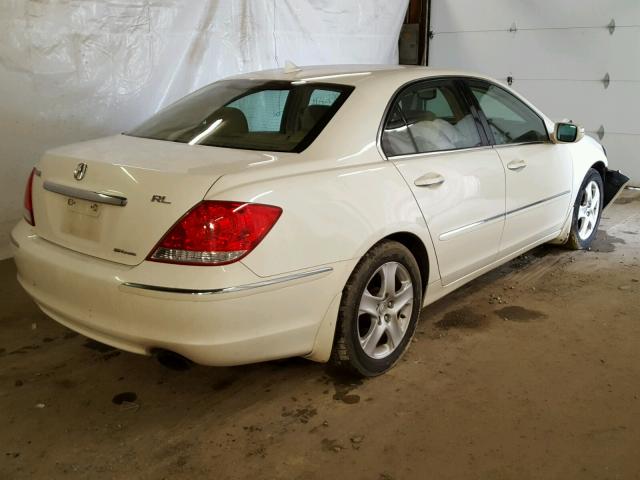 JH4KB16565C018471 - 2005 ACURA RL თეთრი ფოტო 4
