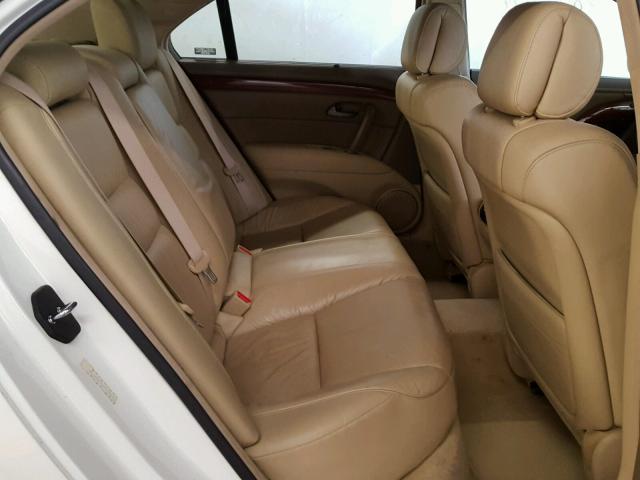 JH4KB16565C018471 - 2005 ACURA RL თეთრი ფოტო 6
