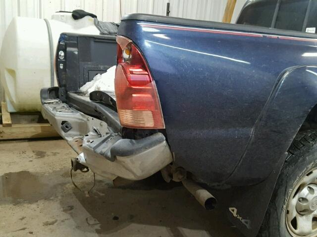 5TELU42N37Z321641 - 2007 TOYOTA TACOMA DOU BLUE photo 9