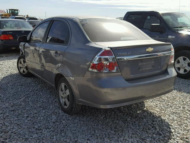 KL1TD5DE6AB090899 - 2010 CHEVROLET AVEO LS BLACK photo 3