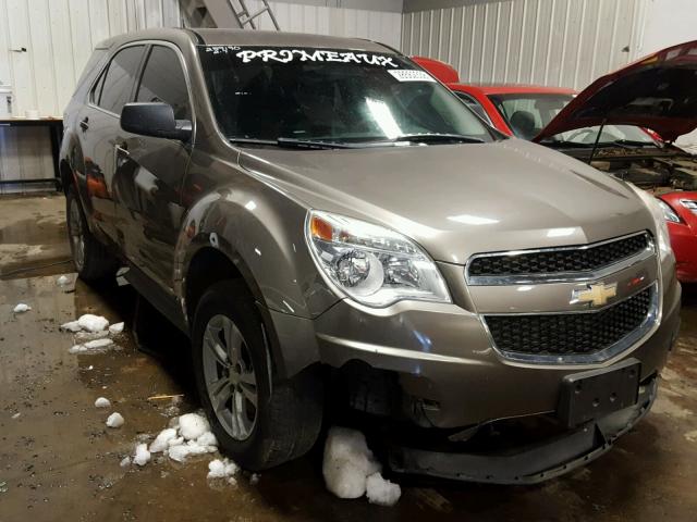 2CNALBEWXA6206015 - 2010 CHEVROLET EQUINOX LS BROWN photo 1