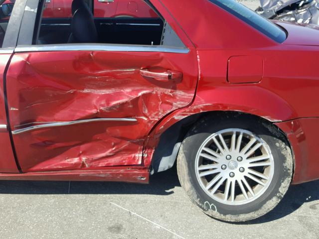 2C3KA53G38H187337 - 2008 CHRYSLER 300 TOURIN RED photo 9