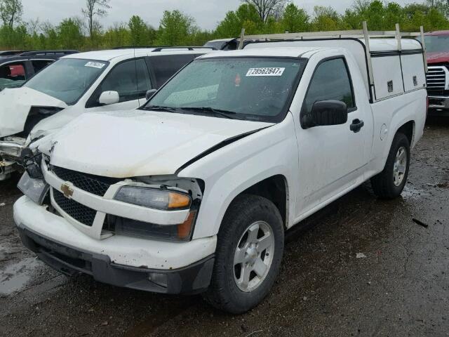 1GCCSCDE6A8125604 - 2010 CHEVROLET COLORADO L WHITE photo 2