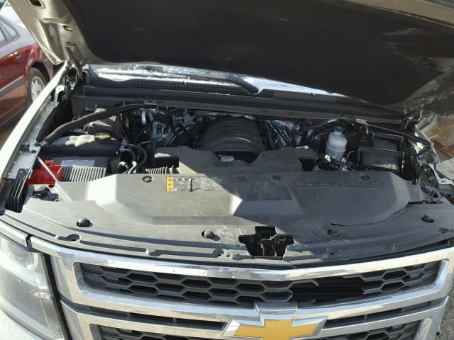 1GNLCDEC6HR272002 - 2017 CHEVROLET TAHOE POLI SILVER photo 7