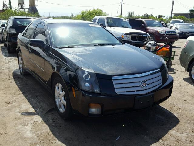 1G6DM57T970105636 - 2007 CADILLAC CTS BLACK photo 1